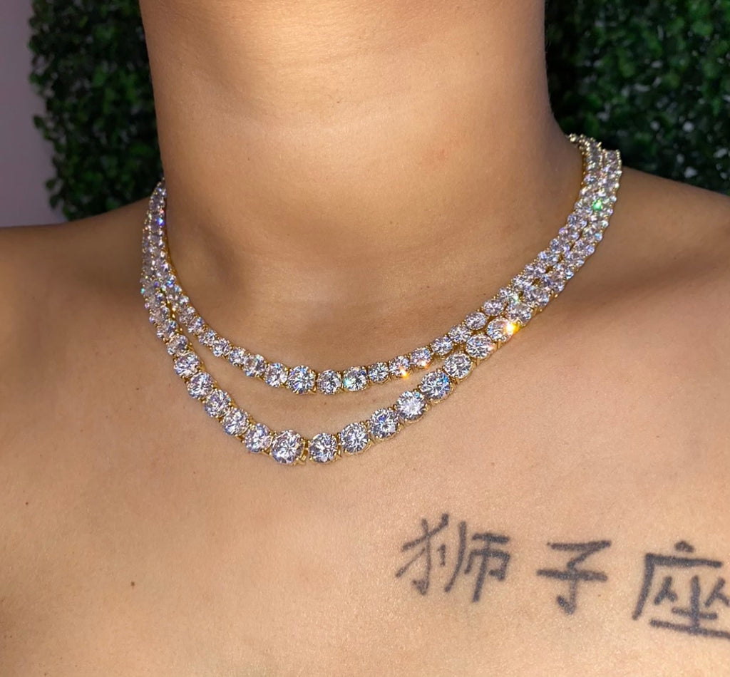 Twice As Nice Tennis Chain