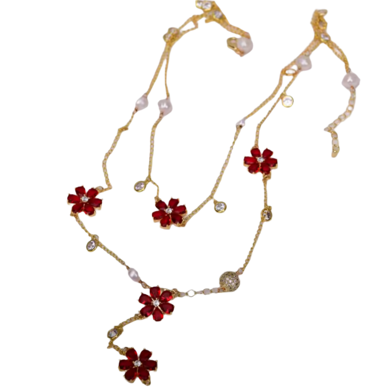 Ruby Rose Necklace