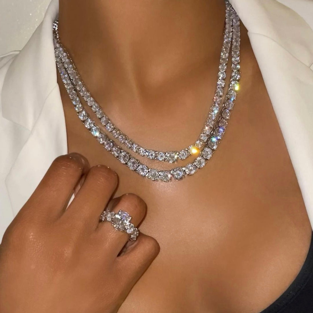 Twice As Nice Tennis Chain