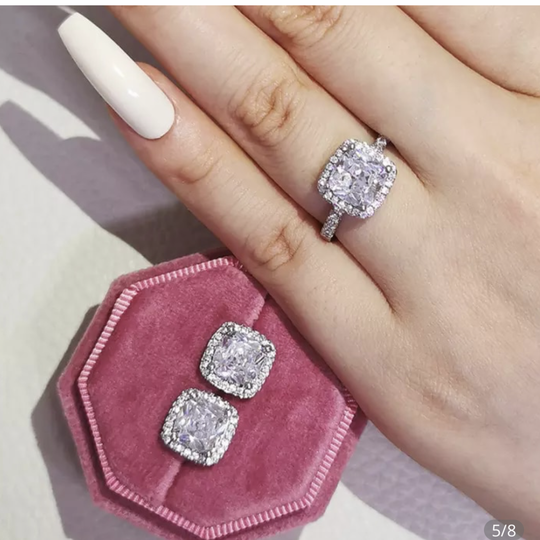 Zaya Ring and Earring Set
