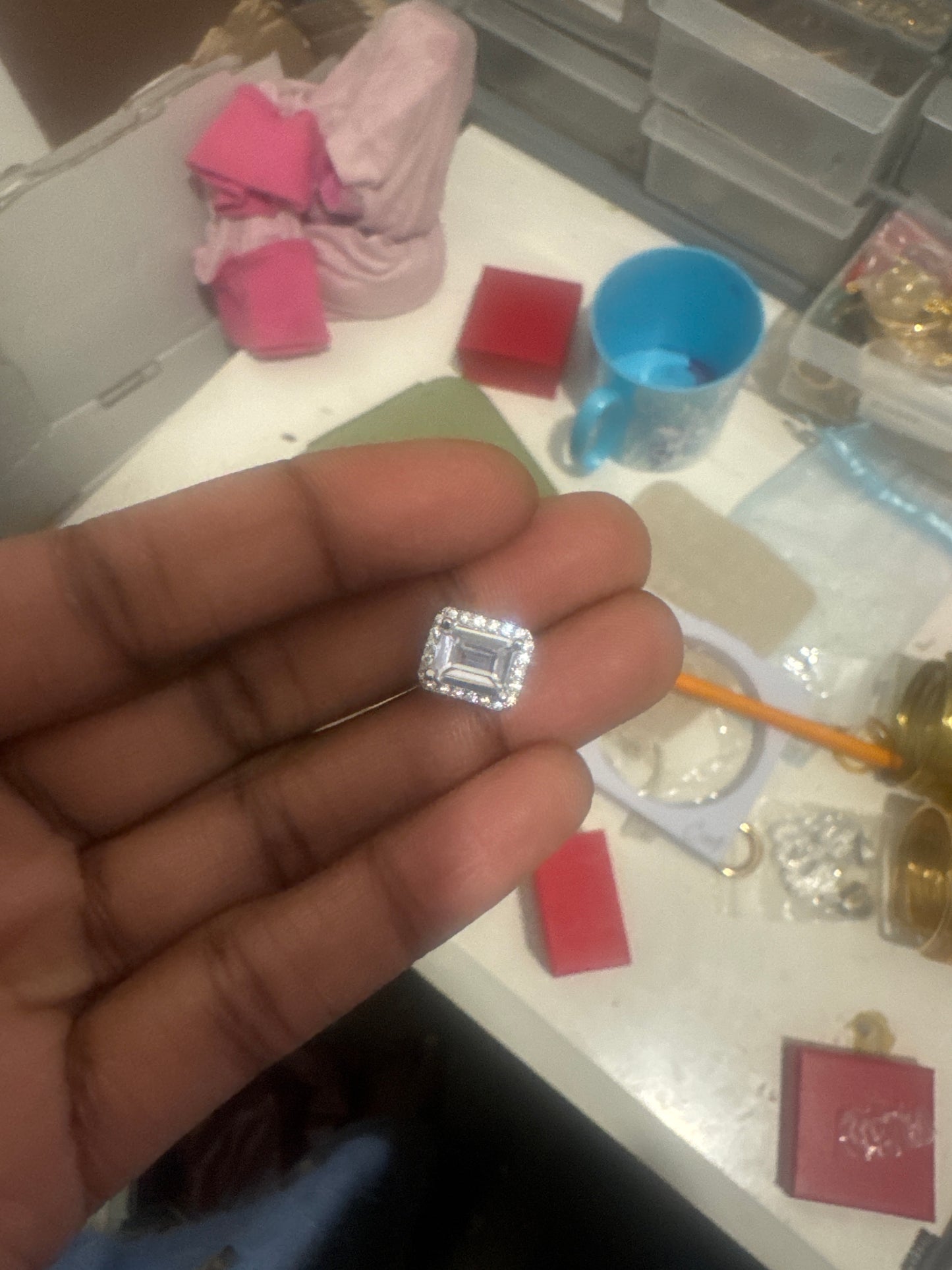 1 Emerald Cut Set
