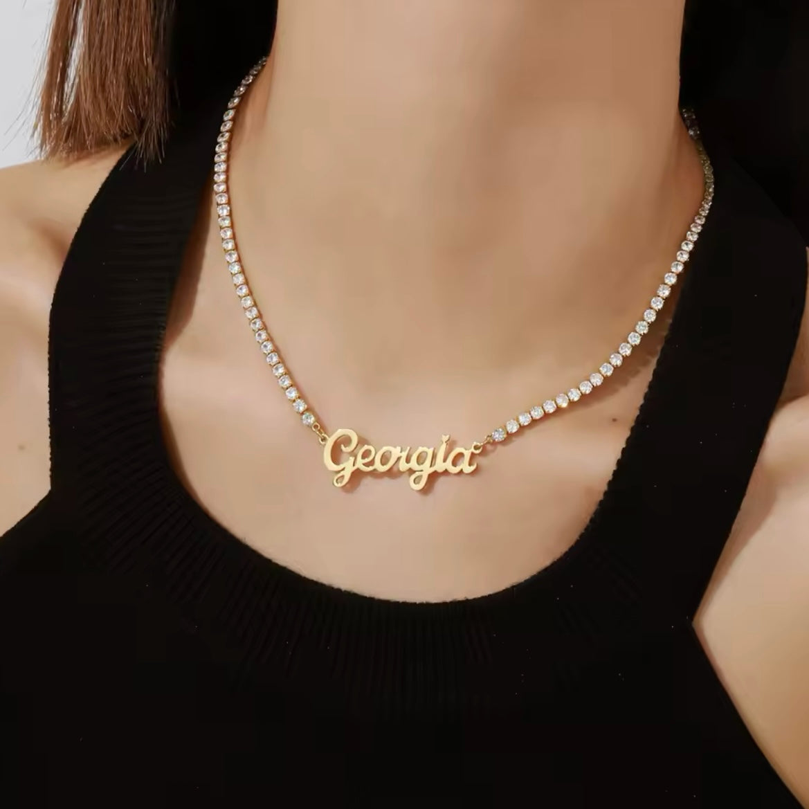 Kaia Personalised Tennis Chain