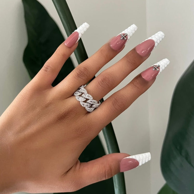 Claritee Cuban Ring