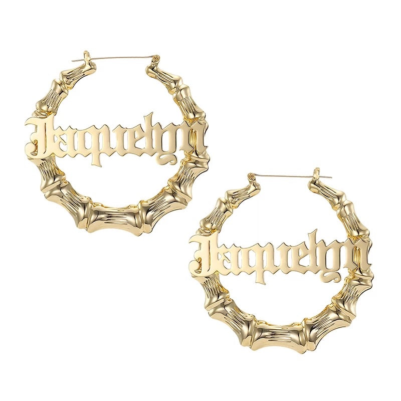 Custom Hoop Earrings