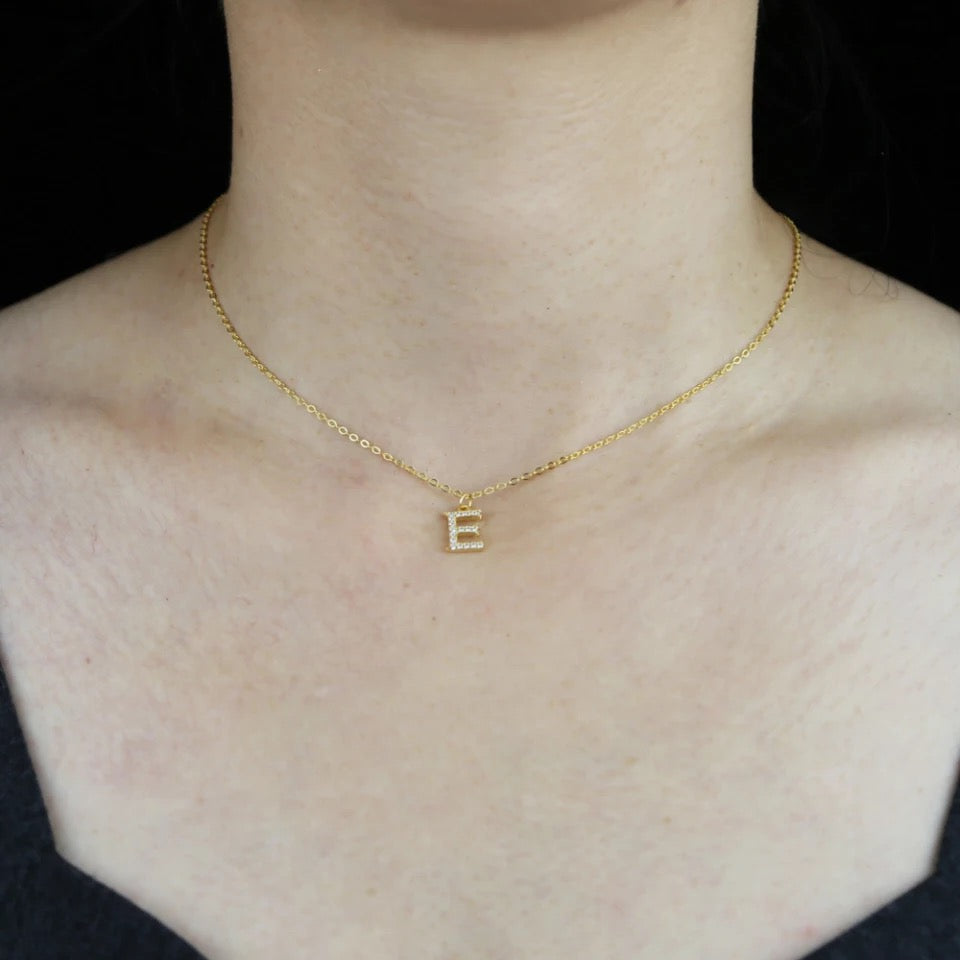 Arial Initial Necklace