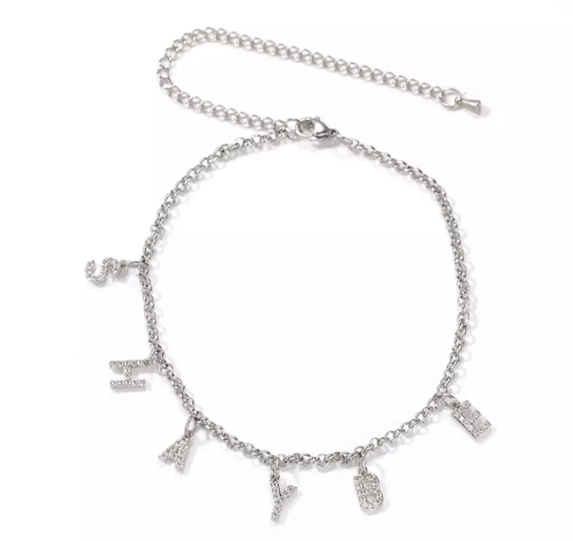 Personalised Dainty Anklet