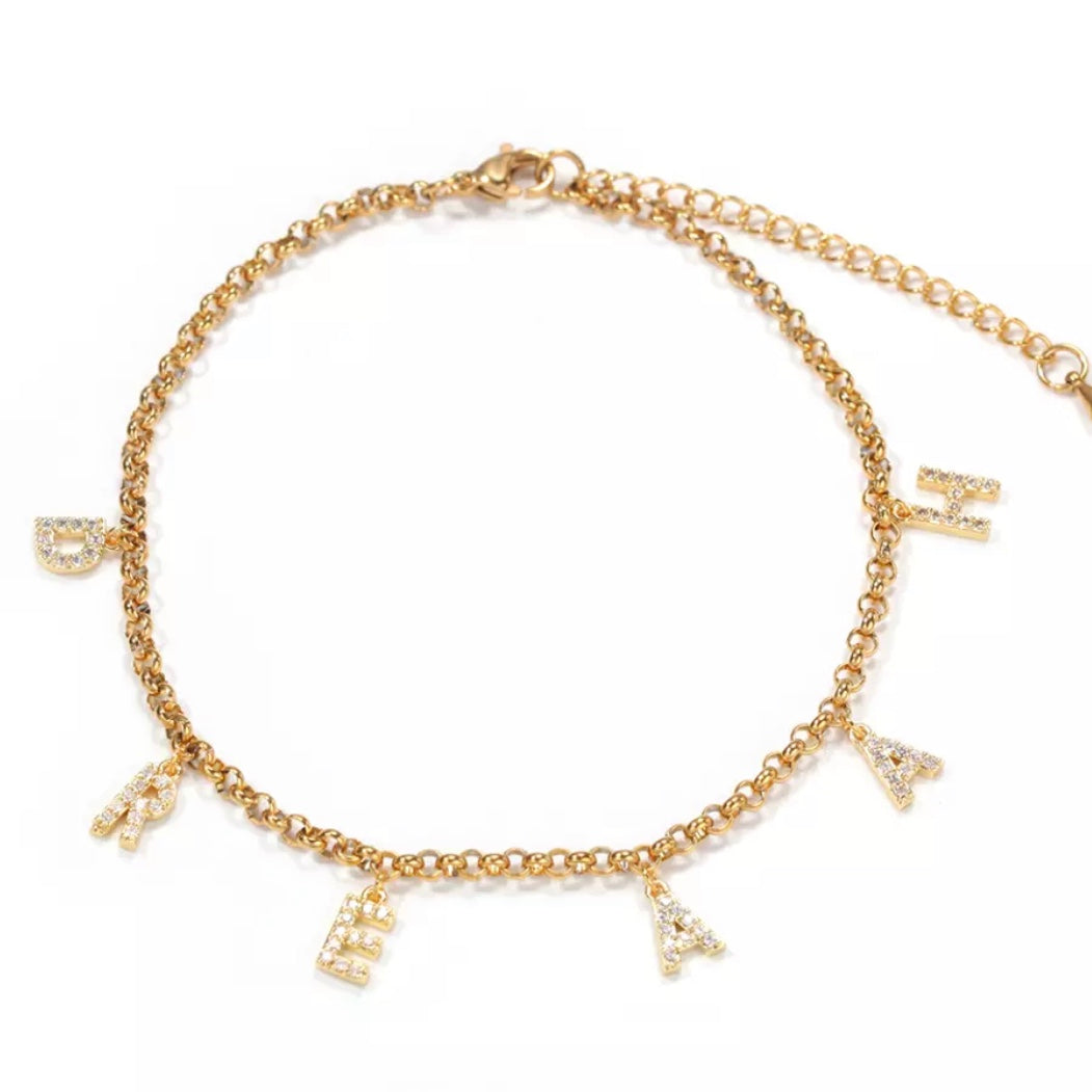 Personalised Dainty Anklet
